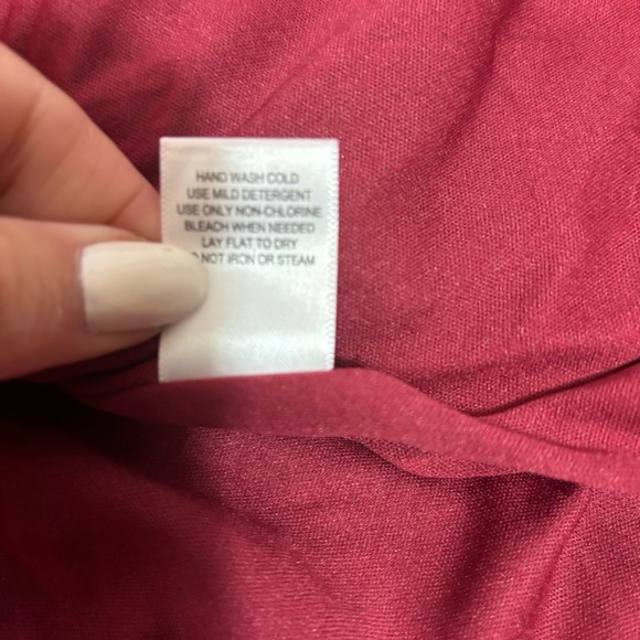 Worn once M by MNK Burgundy Sequins Dress Size Medium - Picture 9 of 9